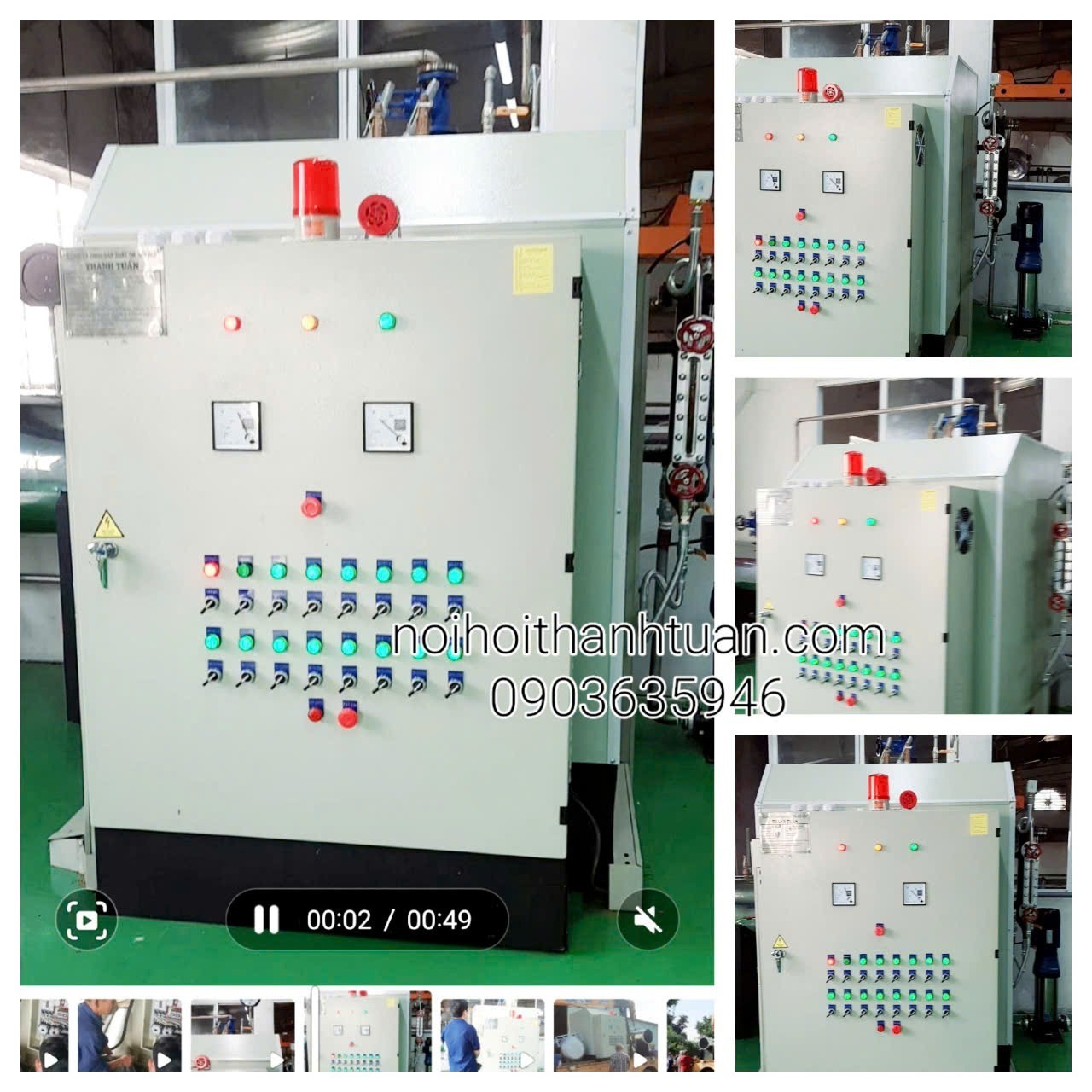 nồi hơi điện , l&ograve; hơi điện 500 kg.h